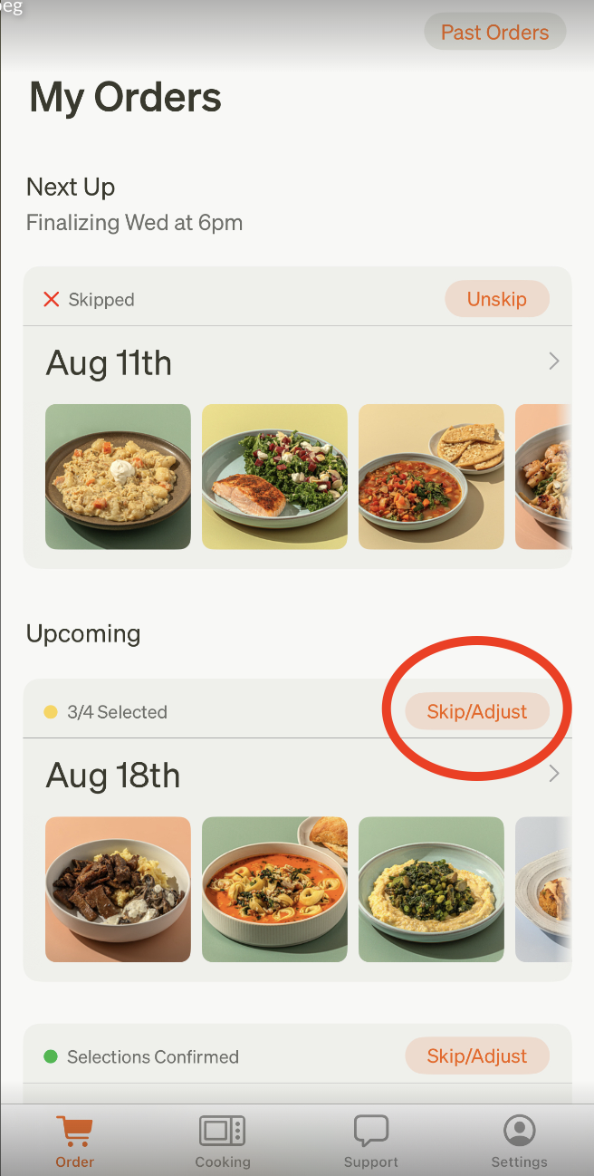 What’s the difference between skipping, pausing & canceling? – Tovala ...